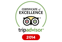 tripadvisor certificate of excellence 2014 