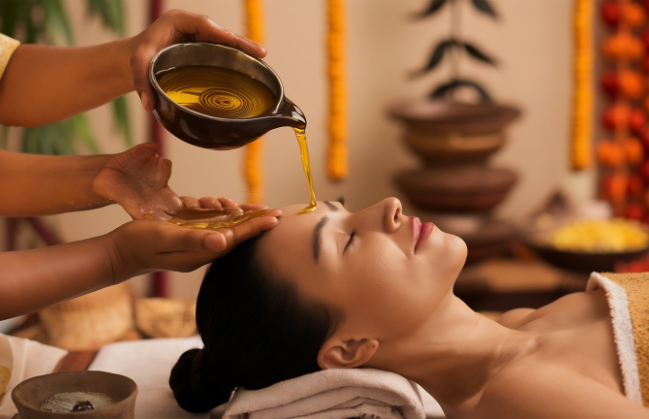 ayurvedic Abhyanga treatment