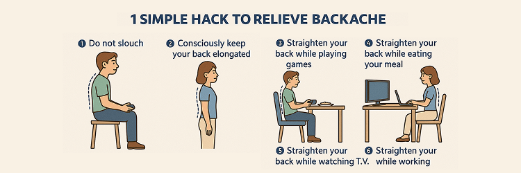 Simple Hack To Relieve Back Ache
