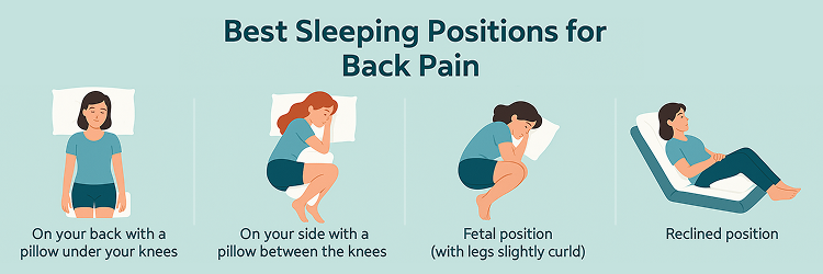 Best Sleeping Positions For Backpain