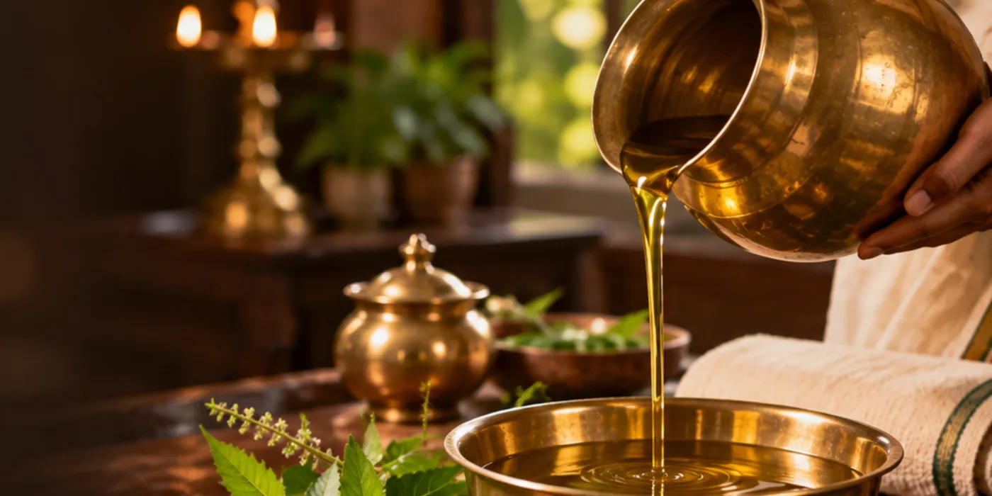 Ayurvedic detoxification treatment