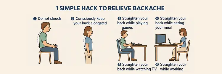 Simple Hack To Relieve Back Ache
