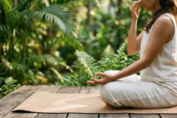 Yoga and pranayama for stress support