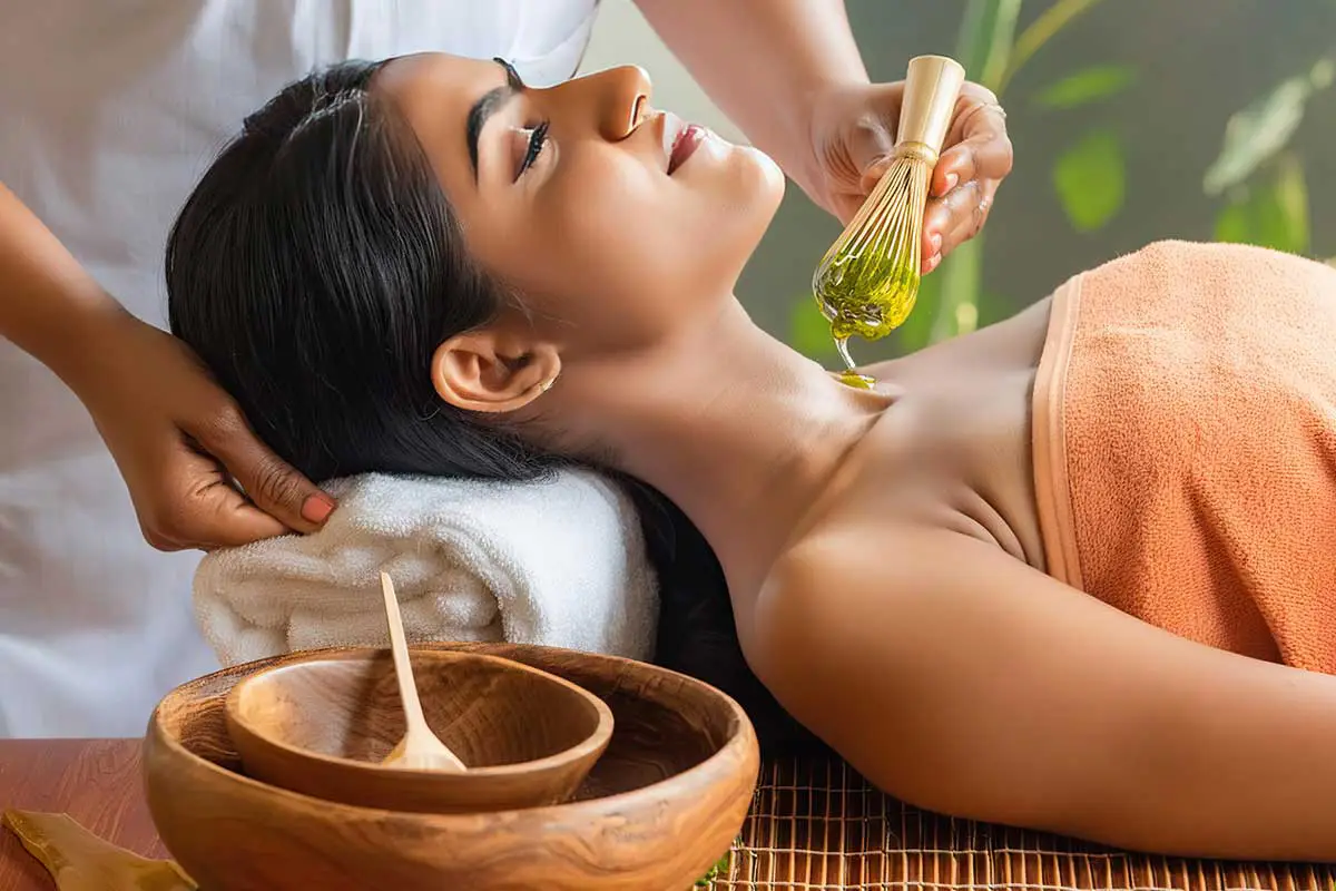 Ayurvedic oil massage