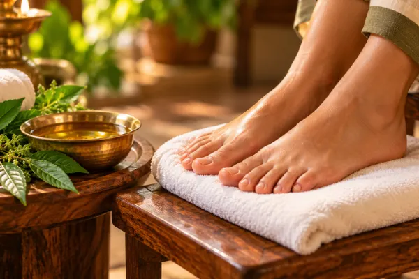 Pada Abhyanga Ayurvedic foot massage