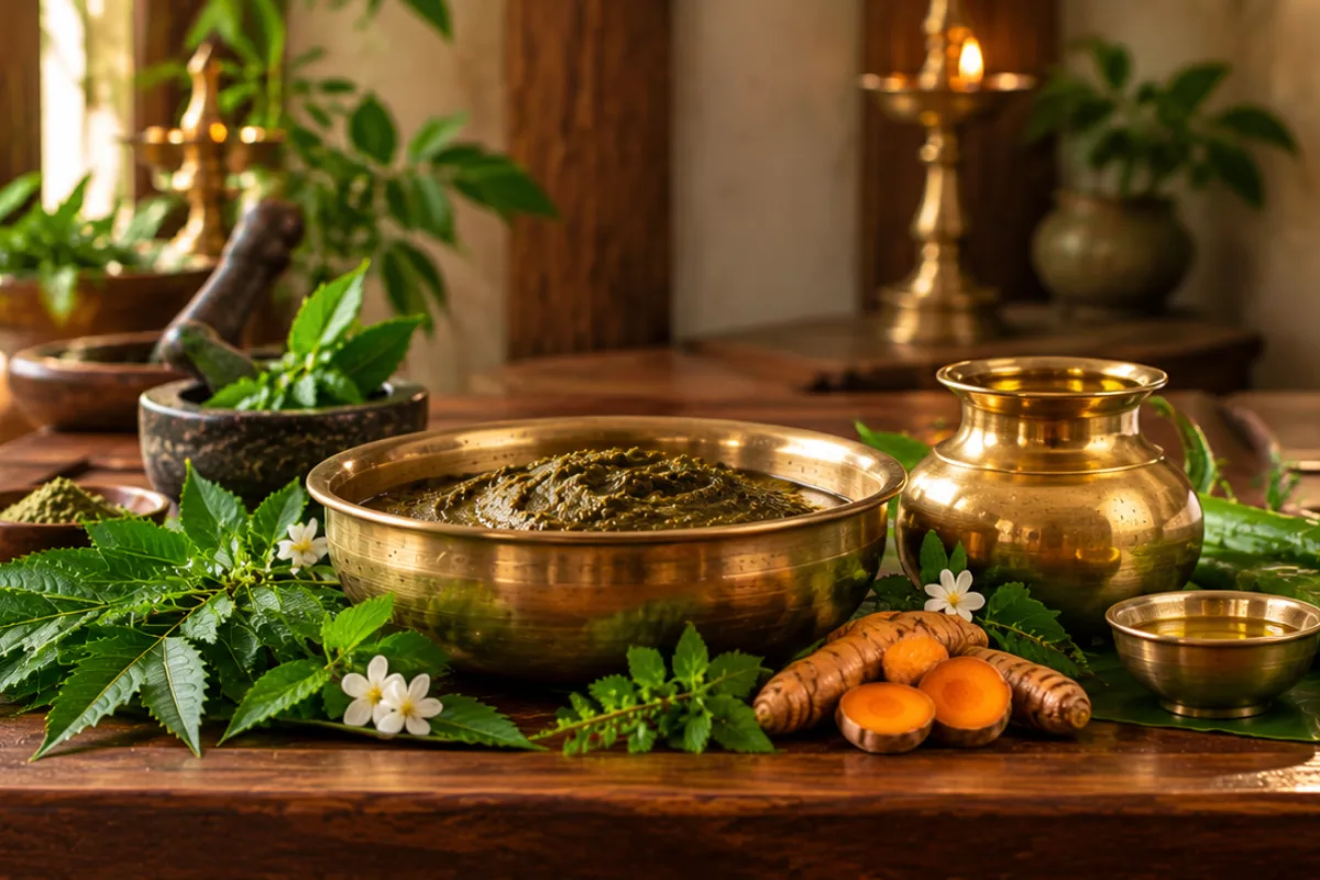 Ayurvedic treatment for psoriasis and eczema at Ideal Ayurvedic Resort, Kovalam