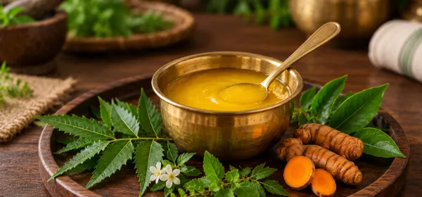 Snehapanam internal oleation with medicated ghee