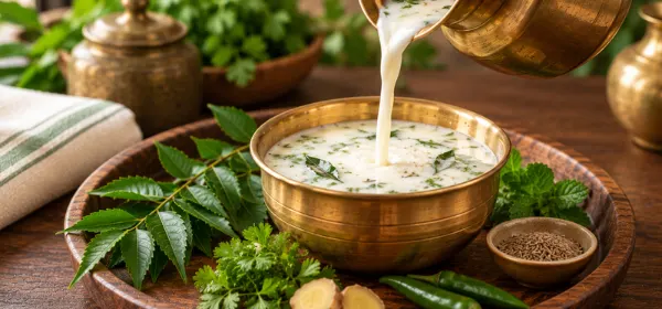 Takradhara medicated buttermilk therapy