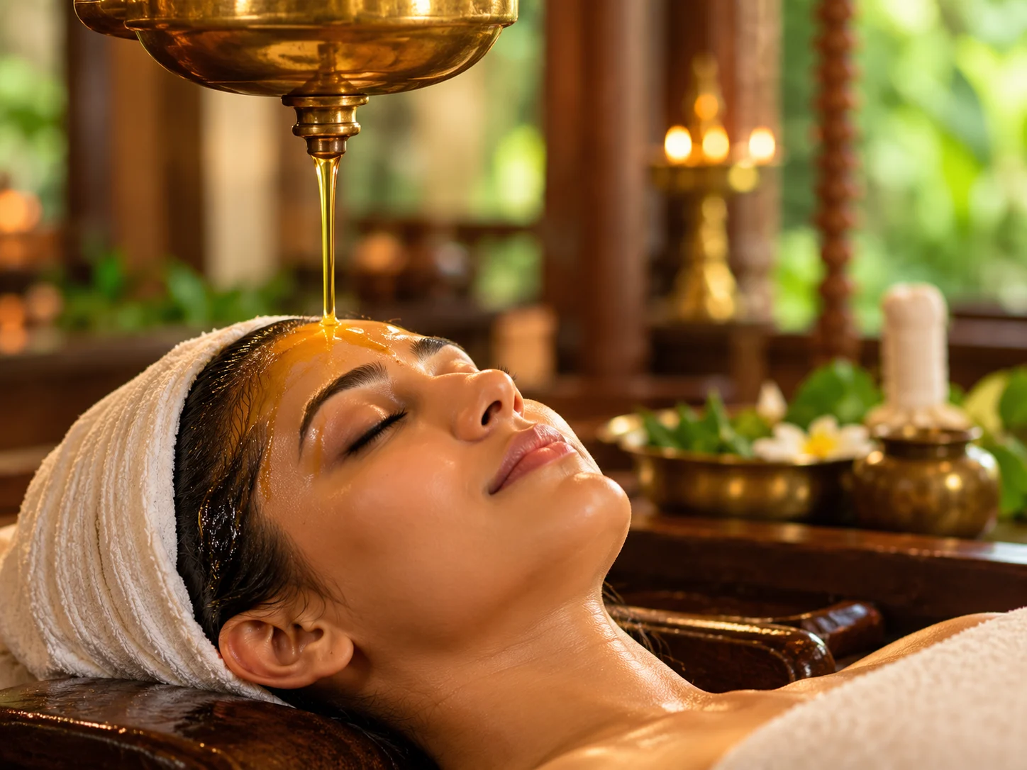 Shirodhara Ayurvedic treatment