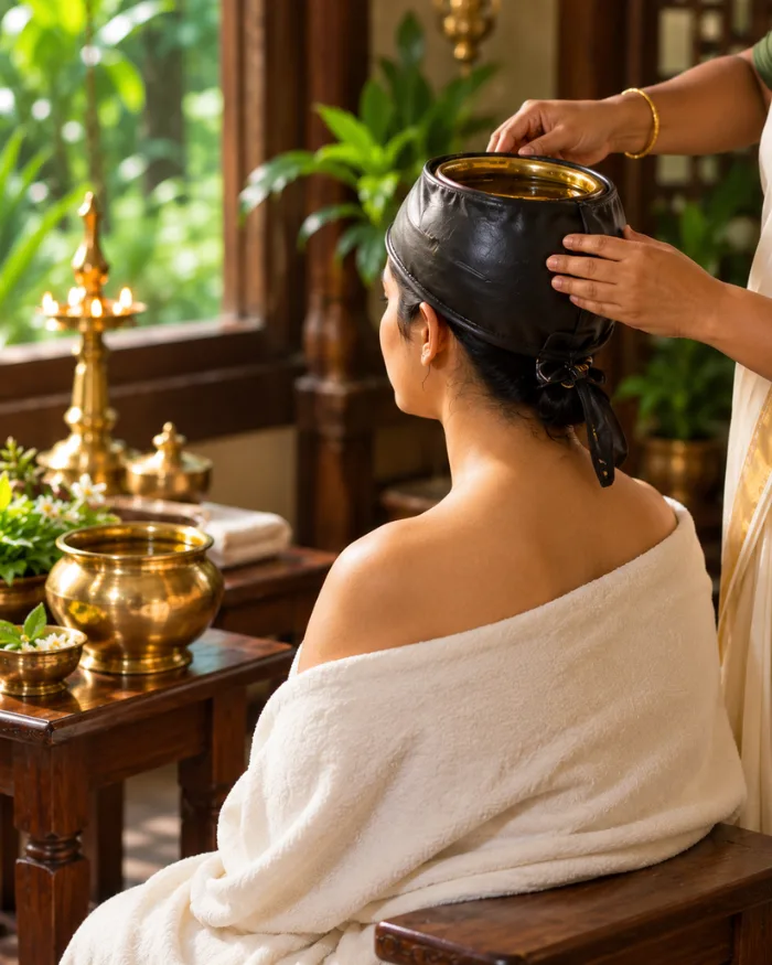 Shirovasti traditional head therapy